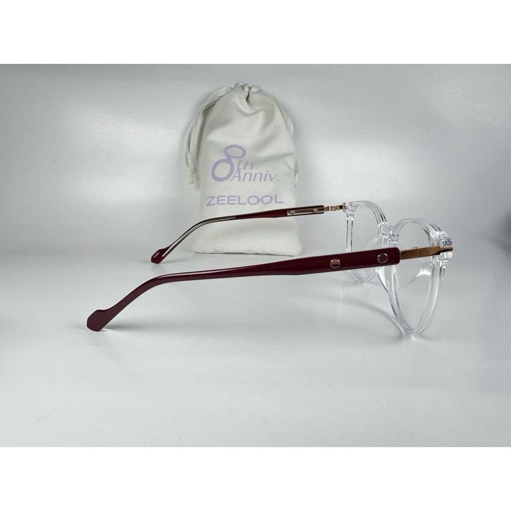 ZEELOOL Eyeglass FRAMES ONLY! Crystal- 48120 C3 54 18-145‎